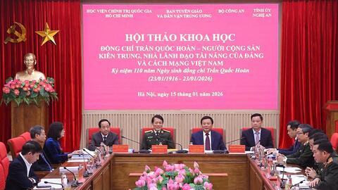 Đồng chí Trần Quốc Hoàn: Người cộng sản kiên trung, nhà lãnh đạo tài năng của Đảng