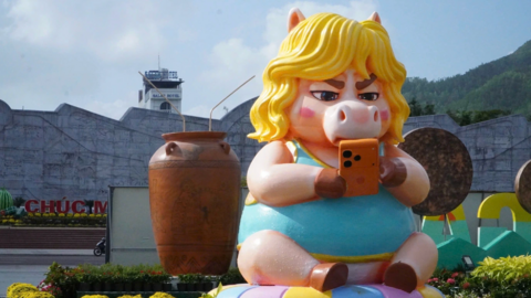 Linh vật Tết trở thành tâm điểm bàn luận của cộng đồng mạng