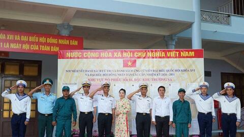 Trường Sa hướng về ngày hội lớn của đất nước