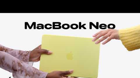 The all-new MacBook Neo