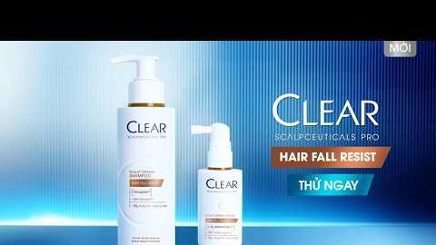Clear Scalpceuticals Pro Hair Fall Resist với "3 LỚP KIỂM DUYỆT" tiêu chuẩn mới.