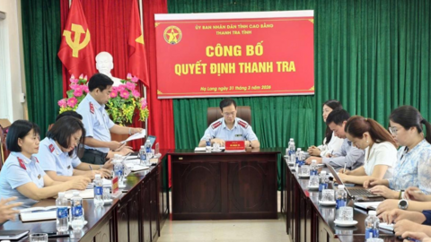 Cao Bằng: Phát hiện sai phạm hơn 2 tỷ đồng, 100% kết luận thanh tra được thực hiện