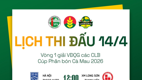 Lịch thi đấu bóng chuyền vô địch quốc gia hôm nay (14-4)