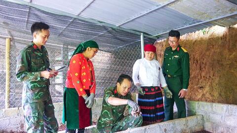 Đồng hành với người dân vùng biên giảm nghèo bền vững