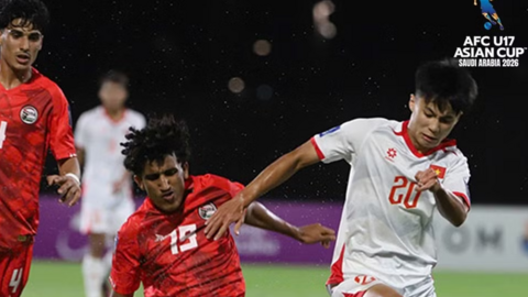 U17 Việt Nam đánh bại U17 Yemen, khởi đầu thuận lợi tại VCK U17 châu Á 2026
