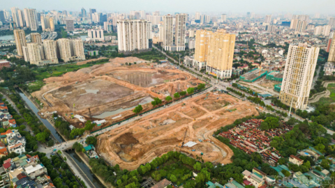 Hà Nội chạy đua tiến độ hồ điều hòa Mễ Trì trước mùa mưa 2026