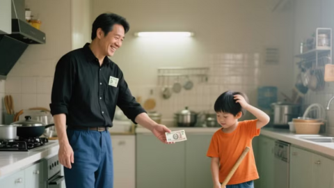 Cha mẹ có nên trả lương cho trẻ làm việc nhà?