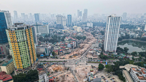 Hà Nội: Điều chỉnh, tổ chức giao thông để thi công tuyến Metro số 5