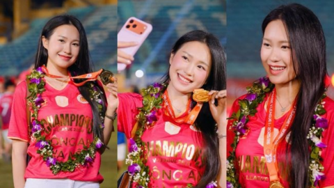 Doãn Hải My gây chú ý với đôi chân dài nổi bật, nhan sắc qua camera thường còn cuốn hút hơn ảnh mạng