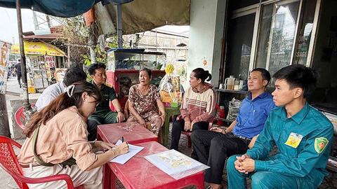 Vận động nhân dân bàn giao mặt bằng