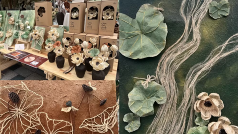 Khi sợi chuối bước vào không gian sống hiện đại