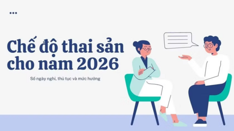 Vợ nghỉ sinh con, chồng cũng được nghỉ chế độ thai sản