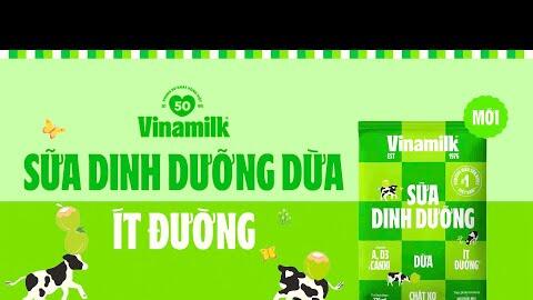 📣SỮA DINH DƯỠNG DỪA ÍT ĐƯỜNG VINAMILK CHÍNH THỨC "TRÌNH LÀNG"!!! 🌴🥥