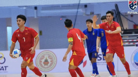Tuyển futsal Việt Nam ngược dòng ngoạn mục, cầm hòa Thái Lan 3-3