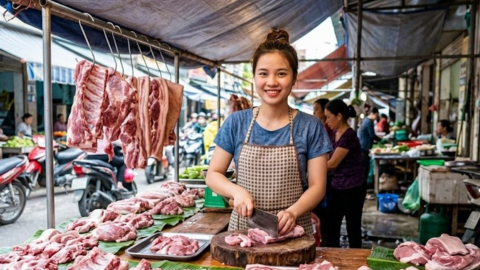 Giá heo hơi hôm nay 27.8.2026: Miền Bắc tiếp tục giữ đỉnh 60.000 đồng/kg