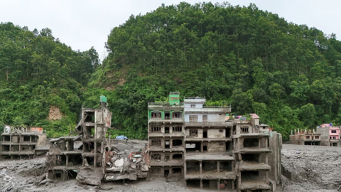 Hơn 1.300 người mất tích do lũ quét ở Nepal, Trung Quốc