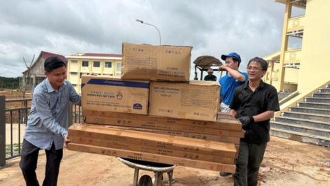 Các trường nội trú liên cấp ở biên giới Gia Lai sẵn sàng cho năm học mới