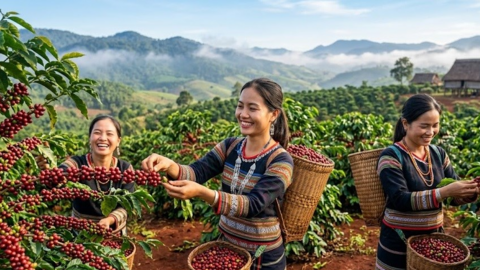 Giá cà phê hôm nay 3.9.2026: Trong nước đồng loạt giảm 700 đồng/kg