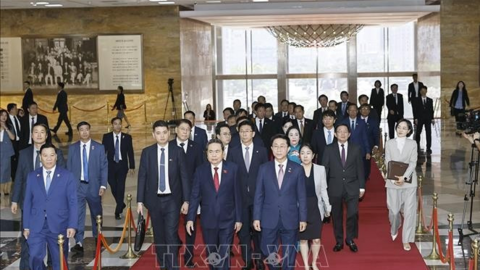 Chủ tịch Quốc hội Hàn Quốc đón, hội đàm với Chủ tịch Quốc hội Trần Thanh Mẫn