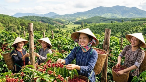 Giá cà phê hôm nay 8.9.2026: Trong nước và thế giới cùng giữ giá