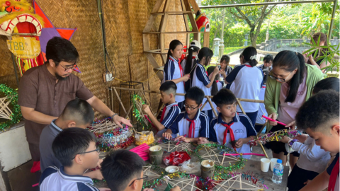 Học sinh Xứ Đoài trải nghiệm Trung thu giữa không gian di sản