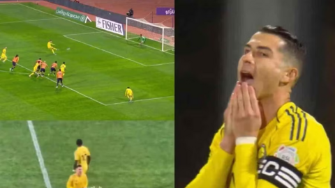 Ronaldo nổi giận sau pha đá hỏng phạt đền