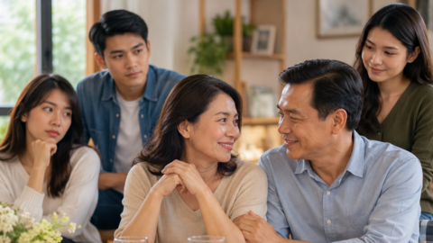 Đừng để tình thương con cản trở hạnh phúc của cha mẹ