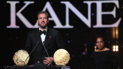 Harry Kane lần thứ 2 được vinh danh tại Lễ trao giải Quả bóng Vàng 2026