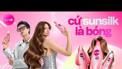 Sunsilk Bóng Hồng mới | Phục hồi tóc nhuộm Bónggg Mướttt