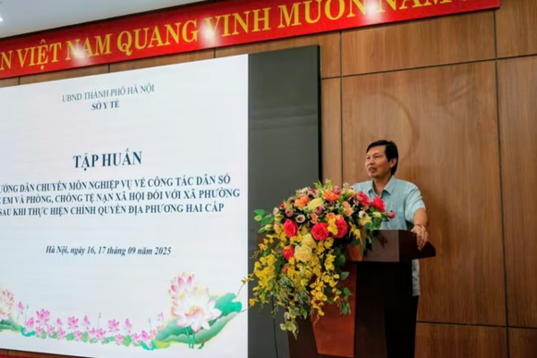 Hà Nội tập huấn cho 126 xã phường về lĩnh vực dân số, trẻ em và phòng chống tệ nạn xã hội