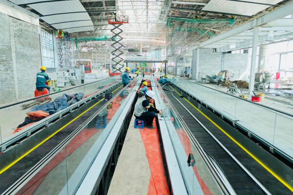 Ghi nhận tại Long Thành 10 ngày trước chuyến bay kỹ thuật đầu tiên