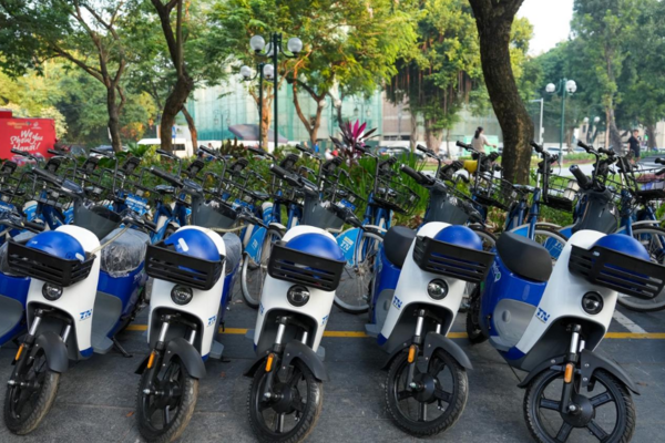 Hà Nội: Thí điểm xe đạp điện công cộng, “chìa khóa” giảm ô nhiễm không khí