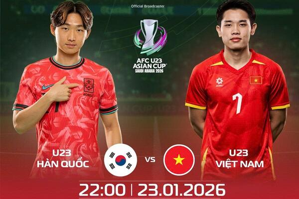 Tin thể thao (23-1): Xem trực tiếp U23 Việt Nam đấu U23 Hàn Quốc trên kênh nào?