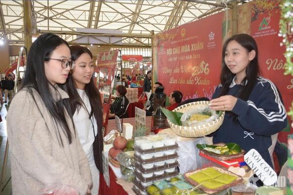 Đa dạng sản phẩm từ cốm Mễ Trì