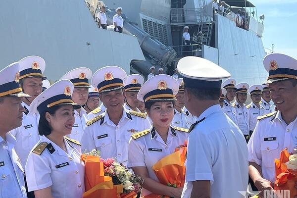 Dấu mốc mới của Hải quân nhân dân Việt Nam