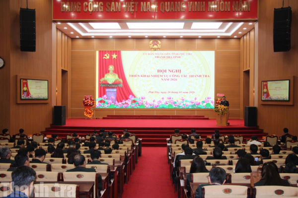 Thanh tra tỉnh Phú Thọ triển khai công tác bồi thường Nhà nước năm 2026