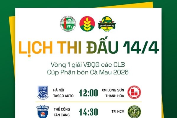 Lịch thi đấu bóng chuyền vô địch quốc gia hôm nay (14-4)