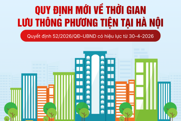 Quy định mới về thời gian lưu thông phương tiện tại Hà Nội