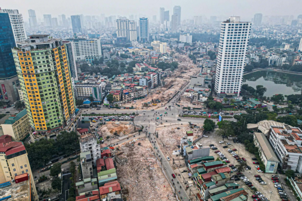 Hà Nội: Điều chỉnh, tổ chức giao thông để thi công tuyến Metro số 5