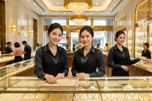 Giá vàng hôm nay 10.8: Thị trường lặng sóng sau phiên tăng mạnh