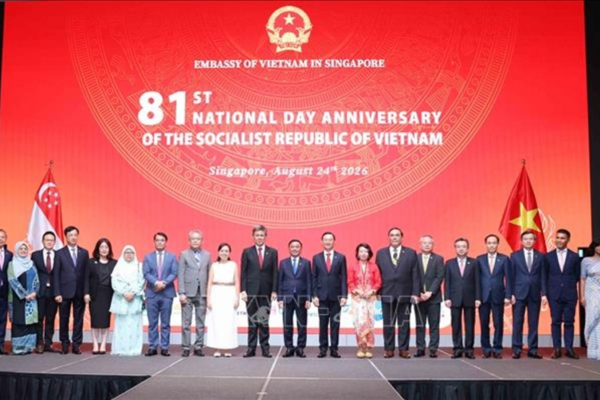 81 năm Cách mạng Tháng Tám và Quốc khánh 2-9: Tăng cường gắn kết quan hệ Việt Nam - Singapore