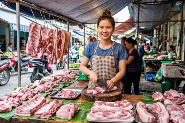 Giá heo hơi hôm nay 27.8.2026: Miền Bắc tiếp tục giữ đỉnh 60.000 đồng/kg