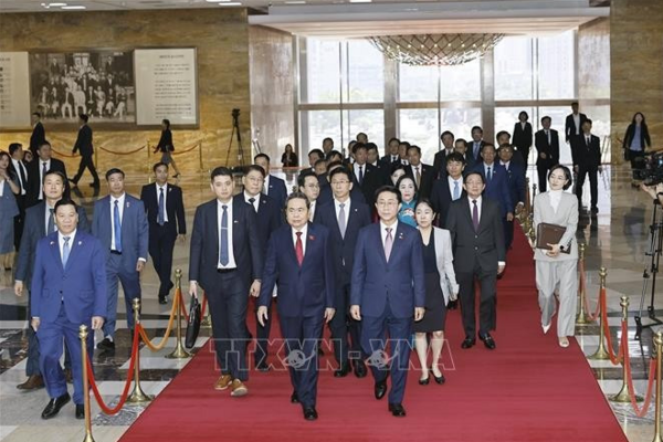 Chủ tịch Quốc hội Hàn Quốc đón, hội đàm với Chủ tịch Quốc hội Trần Thanh Mẫn