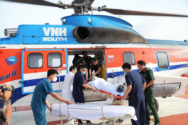 Từng bước hình thành hệ thống cấp cứu đường không