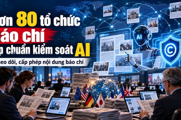 Hơn 80 tổ chức báo chí bắt tay kiểm soát AI sử dụng nội dung