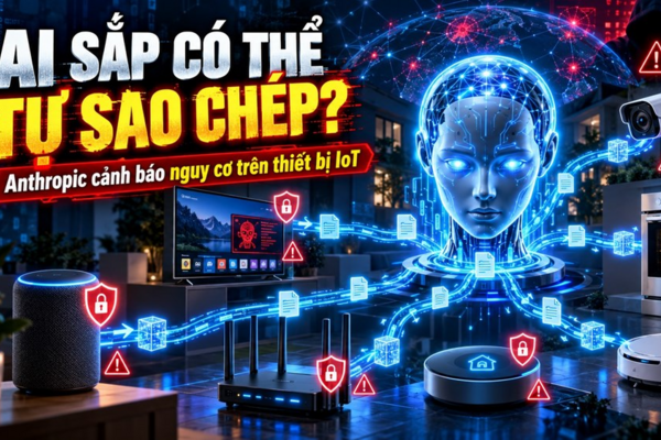 Anthropic cảnh báo AI tiến gần khả năng tự sao chép trên thiết bị IoT