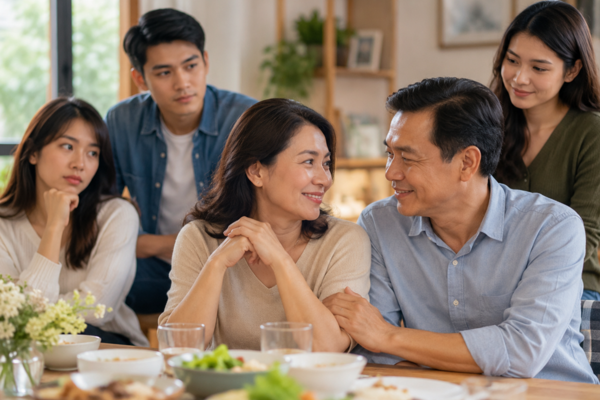 Đừng để tình thương con cản trở hạnh phúc của cha mẹ