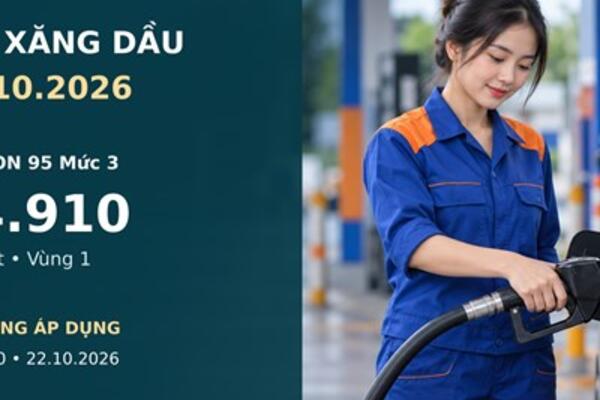Giá xăng dầu hôm nay 26.10.2026: Chờ diễn biến dầu đầu tuần