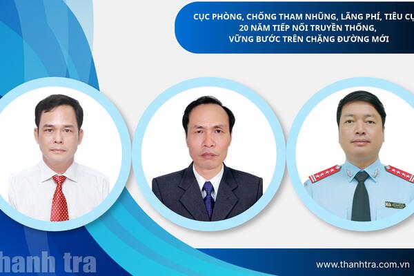 Cục Phòng, chống tham nhũng, lãng phí, tiêu cực: 20 năm tiếp nối truyền thống, vững bước trên chặng đường mới