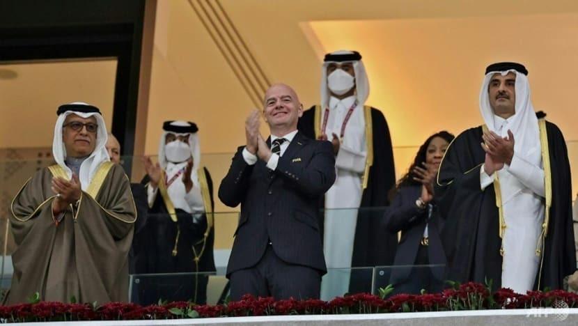 Chủ tịch FIFA Gianni Infantino sẽ sống tại Qatar từ trước khi World Cup 2022 diễn ra để giám sát quá trình chuẩn bị, tổ chức. Ảnh: AFP